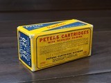 Collectible Ammo: Full Box - 50 Rounds of Peters Rustless .25-20 Winchester 86 gr. Soft Point Ammo - 2 of 5