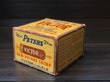 Collectible Ammo: Full Box - 25 Rounds of Peters Victor Rustless 16 Gauge 2-3/4 IN. #8 Shot Shotgun Ammo - 4 of 6