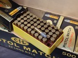 Collectible Ammo: Full Carton - 500 Rounds of C-I-L Pistol Match .22 Long Rifle - Canadian Industries Limited - 9 of 9