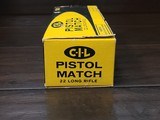 Collectible Ammo: Full Carton - 500 Rounds of C-I-L Pistol Match .22 Long Rifle - Canadian Industries Limited - 4 of 9