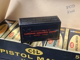 Collectible Ammo: Full Carton - 500 Rounds of C-I-L Pistol Match .22 Long Rifle - Canadian Industries Limited - 7 of 9