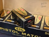 Collectible Ammo: Full Carton - 500 Rounds of C-I-L Pistol Match .22 Long Rifle - Canadian Industries Limited - 5 of 7