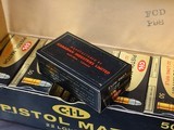 Collectible Ammo: Full Carton - 500 Rounds of C-I-L Pistol Match .22 Long Rifle - Canadian Industries Limited - 6 of 7