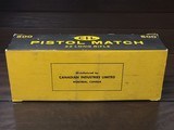 Collectible Ammo: Full Carton - 500 Rounds of C-I-L Pistol Match .22 Long Rifle - Canadian Industries Limited - 3 of 7