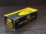 Collectible Ammo: Full Carton - 500 Rounds of C-I-L Pistol Match .22 Long Rifle - Canadian Industries Limited - 2 of 7