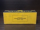 Collectible Ammo: Full Carton - 500 Rounds of C-I-L Pistol Match .22 Long Rifle - Canadian Industries Limited - 3 of 7