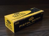 Collectible Ammo: Full Carton - 500 Rounds of C-I-L Pistol Match .22 Long Rifle - Canadian Industries Limited - 1 of 7