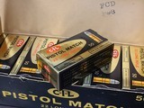 Collectible Ammo: Full Carton - 500 Rounds of C-I-L Pistol Match .22 Long Rifle - Canadian Industries Limited - 6 of 7