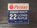 One Brick of Peters Standard Velocity .22 Long Rifle, 1960s - 2 of 6