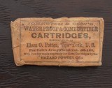 Packet of Combustible Cartridges for the Colt 1860 .44 Revolver by Elam O. Potter of New York, NY, Unopened - 1 of 4