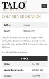 UNREAL RARE & BRAND NEW 2004 Colt Talo Special Production 