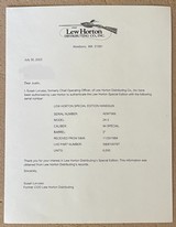 *LETTERED LEW HORTON* Smith and Wesson S&W 24-3 3