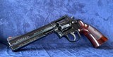 OUTSTANDING and RARE 1989 Smith and Wesson S&W 586-2 first year FACTORY Laser Engraved with box! 99.5% - 2 of 14