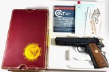 **FANTASTIC** 1987 Colt 1911 Government Series 80 45 ACP with original matching insert and sleeve. 99% Condition - 1 of 20