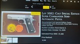 **ULTRA RARE** 1 of 750 1990 Colt 38 SUPER COMMANDER 1911 Series 80 EXCELLENT!!! - 20 of 20