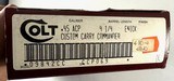 **ULTRA RARE** 1 of 500 1990 Colt Custom Carry Commander E-Nick 45 ACP #69 Original Box and Paperwork 1911 - 19 of 20