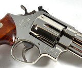 **BEAUTIFUL** 1979 Smith and Wesson S&W NICKEL 29 dash 2 with 4" barrel target hammer trigger smooth target grips. 629 27 57 - 8 of 17