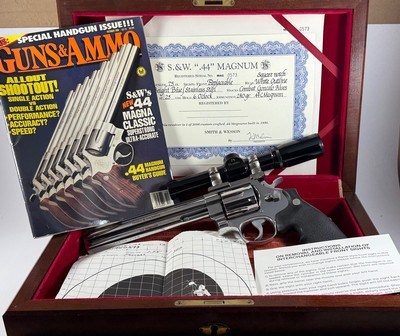 **KILLER** Smith and Wesson S&W 629 dash 3 Magna 1 of 1200 made 7.5