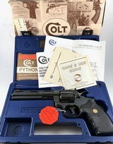 **OUTSTANDING** Old Production 1991 Colt Python with 6