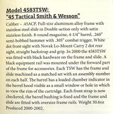 **NICE** Smith and Wesson S&W 3rd GEN 4583TSW 45 Tactical ACP DAO 4583 TSW pistol 645 745 4506 4566 4567 4586 - 17 of 17