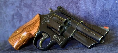 **LETTERED** Lew Horton Smith and Wesson S&W model 24 dash 3 with 3
