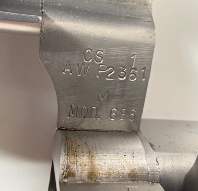 **OUTSTANDING** Holy Grail Smith and Wesson S&W 686 CS-1 CS1 US Customs 357 mag with iconic 3