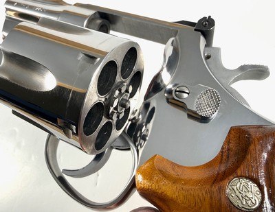 **FANTASTIC** Lettered Lew Horton Smith and Wesson S&W No Dash 624 with 3