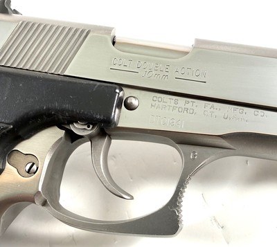 **AWESOME** 1990 Colt Double Eagle DA pistol chambered in rare 10mm. Excellent condition with original box! - Image 10 of 20