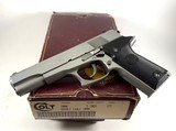 **AWESOME** 1990 Colt Double Eagle DA pistol chambered in rare 10mm. Excellent condition with original box! - Image 1 of 20