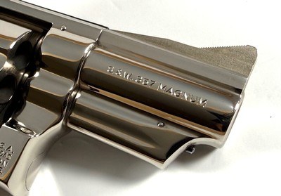**GORGEOUS** 1975 NICKEL Smith and Wesson S&W model 19 dash 3 with 2.5