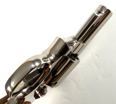 **GORGEOUS** 1975 NICKEL Smith and Wesson S&W model 19 dash 3 with 2.5
