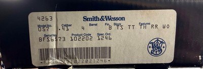 **FANTASTIC** RARE 1990 Smith and Wesson S&W 57 dash 3 with 4