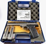**NEAR NEW** Smith and Wesson S&W model 22S Semi Auto pistol 22 LR Long Rifle Original case and 2 mags - Image 1 of 17