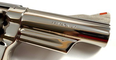 **BEAUTIFUL** 1979 NICKEL Smith and Wesson S&W model 29 dash 2 P&R with 4