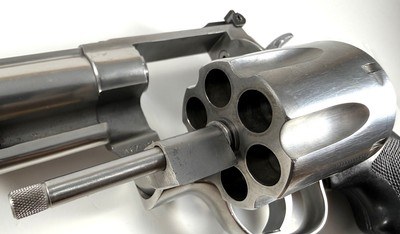 Smith and Wesson S&W model 629 with 8 3/8th barrel 44 mag Safariland grips excellent mechanics!!! NO LOCK - Image 17 of 19