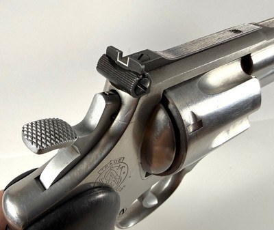 Smith and Wesson S&W model 629 with 8 3/8th barrel 44 mag Safariland grips excellent mechanics!!! NO LOCK - Image 9 of 19