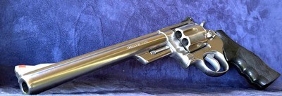 Smith and Wesson S&W model 629 with 8 3/8th barrel 44 mag Safariland grips excellent mechanics!!! NO LOCK - Image 1 of 19