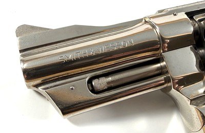 1973 Nickel Smith and Wesson S&W model 27 with iconic 3.5