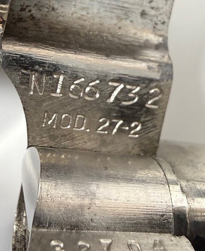 1973 Nickel Smith and Wesson S&W model 27 with iconic 3.5