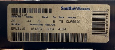 **FANTASTIC** Smith and Wesson S&W 29 dash 5 Classic 44 mag with RARE 5
