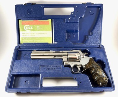 **OUTSTANDING** Old Production 1993 Colt Anaconda 45LC 45 Colt with 6
