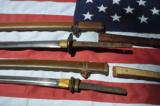 WW II Original Samurais, both all original, 1 is signed - 2 of 3