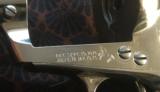 Pristine Colt SAA, 2nd gen, .45 LC, Nickel, mgf 1959, with Mastodon Ivory Grips - 9 of 12