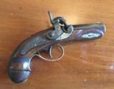 Original Henry Deringer Percussion Pistol / Rare S.F. Curry Co agent stamping - 1 of 11