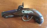 Original Henry Deringer Percussion Pistol / Rare S.F. Curry Co agent stamping - 2 of 11