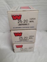 Winchester Western 25-20 WIN Unprimed Brass - 1 of 4