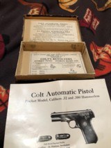 This is a 1903 colt 32 cal pistol box - 2 of 7