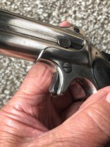 Remington model 95 over/under derringer nickel plate nice - 6 of 13