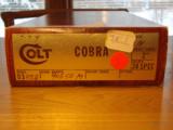  COLT COBRA NICKEL 2" .38 SPECIAL 1977 NEW IN BOX *NIB* - 14 of 14