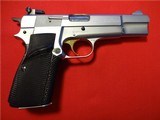 BELGIUM BROWNING HI-POWER SILVER CHROME 9MM 1982 ******NEW IN POUCH****** - 1 of 15